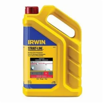 Irwin® Strait-Line® 65102 Permanent Marking Chalk, Red, 5 lb Capacity, Container Package