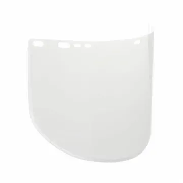 Jackson Safety* 29091 F30 D Shape Bounded Faceshield Visor, Clear, Acetate/Aluminum Bound, 9 in H x 15-1/2 in W x 0.04 in THK Visor, For Use With Jackson Safety* Hard Hat Interchange System, Specifications Met: ANSI Z87.1-2010
