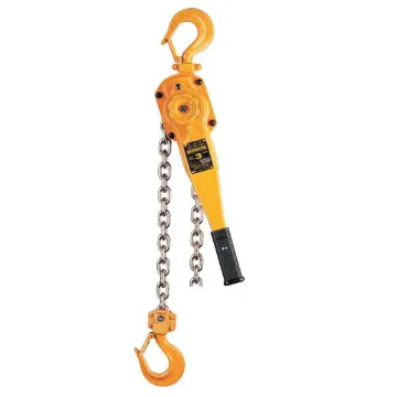 HARRINGTON L5LB030-15 Heavy Duty Lever Chain Hoist, 3 ton Load, 15 ft H Lifting, 69 lb Rated, 1.5 in Hook Opening