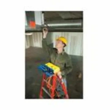WERNER® 6206 6200 Type IA Step Ladder, 6 ft H Ladder, 300 lb Load, 5 Steps, Fiberglass, A14.5