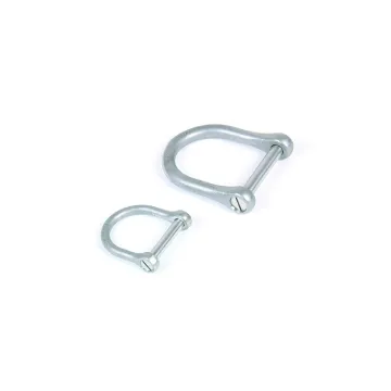 GUARDIAN FALL PROTECTION SHKL1075LKC Locking Tool Shackle Attachments, 10 lb Load, Silver