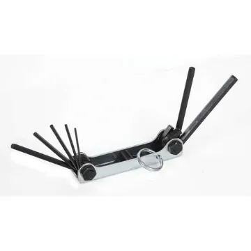 Williams® Tools@Height™ JHWWS-46-TH Key Set With Safety Coil, 9 Pieces, 5/64 in Hex, Steel, Black Oxide/Polished Chrome