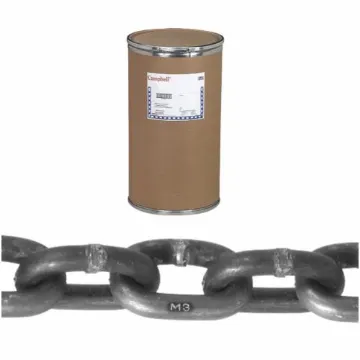 Campbell® T0120402 Proof Coil Chain, 1/4 in Trade, 30 Grade, 800 ft L, 1300 lb Load