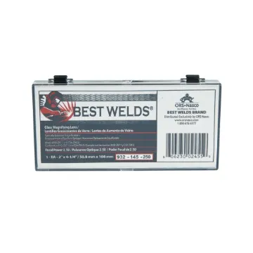 Best Welds® 932-145-250 Rectangular Magnifier Plate, Clear, Glass, 2 in W