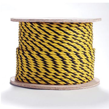 Picture of Erin Rope TWPYYB160600 Twisted 3 Strand 5/16in. Dia. Yellow Polypropylene Rope