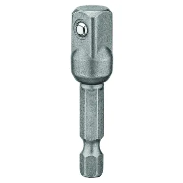 DeWALT® IMPACT READY® DW2542 Socket Adapter, Black Oxide, Hex x Square Drive, 3/8 in Male Drive, 3/8 in Female Drive, Female x Male Adapter, Steel