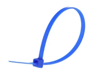 Blue Natural Nylon Cable Tie 8 in.