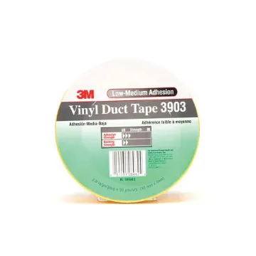 3M™ 7100146009 General Purpose Tape, 50 yd L x 2 in W, 6.5 mil THK, Rubber Adhesive, Embossed Vinyl Backing, Yellow