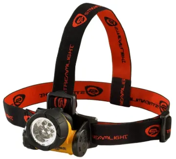 Streamlight® 61052 Septor® Industrial Non-Rechargeable Head Lamp, LED Bulb, ABS Housing, 120 Lumens, 7 Bulbs