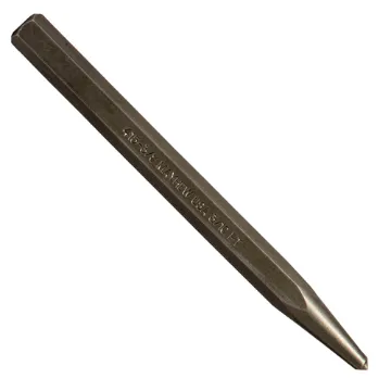 Mayhew™ 74002 Punch, Center Punch, 3/16 in Tip, 5 in OAL, Point Tip, Steel Tip