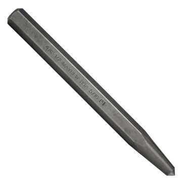Mayhew™ 74003 Punch, Center Punch, 5/16 in Tip, 6 in OAL, Point Tip, Steel Tip