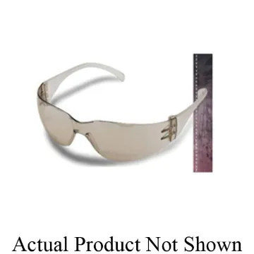 Majestic Glove 85-1100CLR Crosswind 85-1100 Durable Lightweight Safety Glasses, Anti-Scratch/Hard Coat, Clear Lens, Half-Frame Frame, Polycarbonate Frame, ANSI Z87.1+