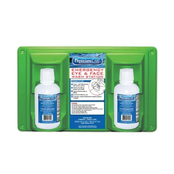 First Aid Only® 24-102 Double Bottle Eyewash Station, Wall Mounting
