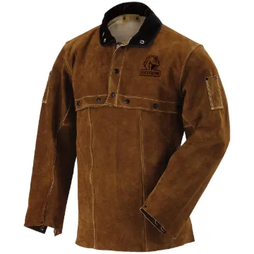 Black Stallion  214CS-XL Durable Split Cowhide Cape Sleeve, XL, Brown, Leather