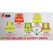 Picture of MCR Safety SURVOL Luminator™ SURVO Safety Vest, L, Hi-Viz Fluorescent Orange, Polyester Solid, Zipper Closure, 6 Pockets, ANSI Class: Class 2, ANSI/ISEA 107-2015 Type R