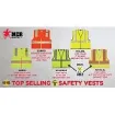 Picture of MCR Safety SURVOL Luminator™ SURVO Safety Vest, L, Hi-Viz Fluorescent Orange, Polyester Solid, Zipper Closure, 6 Pockets, ANSI Class: Class 2, ANSI/ISEA 107-2015 Type R