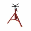 Picture of B&B Pipe and Industrial Tools 4100 Fixed Leg V-Head Pipe Jack, 12 in Pipe, 2500 lb Load, Square Tube Leg, Steel