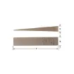 Picture of Ampco® W-8 Flange Wedge, 8 in L x 1-1/2 in W x 1 in H, Nickel Aluminum Bronze