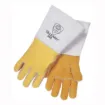 Picture of Tillman™ 855L 855 Stick Welding Gloves, Top Grain Deerskin Leather, Brown, Foam Lining, Open Cuff, 14 in L