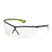 Picture of HexArmor® 11-15001-04 VS250 Lightweight Safety Eyewear, TruShield®, Clear Lens, Wrap Around Frame, Charcoal, TPU Frame, Polycarbonate Lens, ANSI Z87.1.2015, CE EN166, CSA Z94.3, High Impact Rated Z87+
