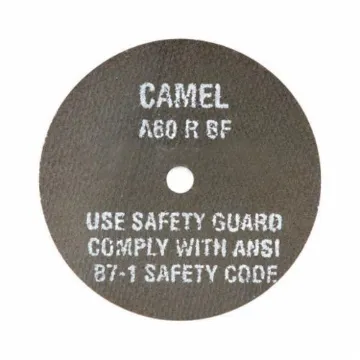 CGW® 35691 High Speed Premium Straight Cut-Off Wheel, 2 in Dia x 1/8 in THK, 3/8 in Center Hole, 24 Grit, Aluminum Oxide Abrasive