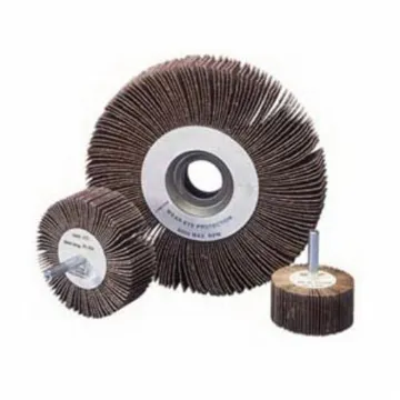 Norton® METALITE® 63642502620 R265 Mini Coated Flap Wheel, 3 in Dia Wheel, 1 in W Face, 1/4 in Dia Shank, 60 Grit, Coarse Grade, Aluminum Oxide Abrasive