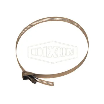 Dixon® LSS248 Quick Release Worm Gear Clamp, 1-3/4 to 16 in Clamp, Stainless Steel Band, 410 Stainless Steel Bolt