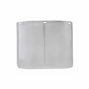 Jackson Safety* 29087 F20 D Shape Unbounded Faceshield Visor, Clear, Polycarbonate, 8 in H x 15-1/2 in W x 0.06 in THK Visor, For Use With Jackson Safety* Hard Hat Interchange System, Specifications Met: ANSI Z87.1-2010, CSA Z94.3