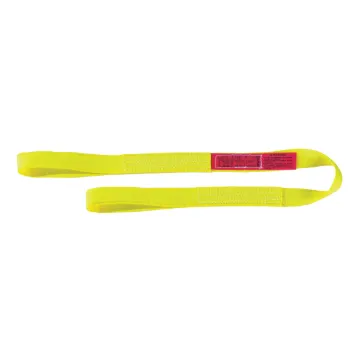 Lift-All® Webmaster® 1600 EE1801NFX3 Eye and Flat Eye Web Sling, 3 ft L x 1 in W, 1600 lb, Nylon