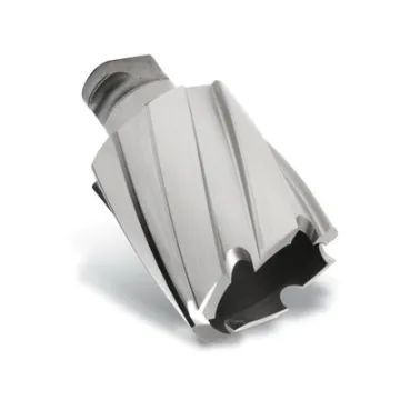 Hougen® RotaLoc Plus™ 17828 Imperial Stack-Cut Geometry Annular Cutter, 7/8 in Dia Cutter, 1 in D Cutting, M42 HSS, Bayonet Style Twist Lock Shank
