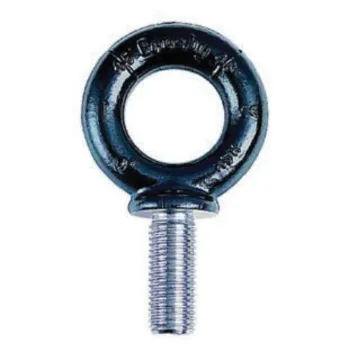 Crosby® 9900257 S-279 Full Threaded Machinery Shoulder Eye Bolt, 1-1/8-7, 2-3/4 in L Shank, Forged Steel