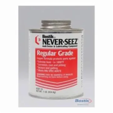 Bostik® Never-Seez® NSBT-8 535 Anti-Seize Compound, 8 oz Brush-In Cap Bottle, Paste Form, Gray/Silver