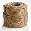 Picture of Erin Rope TWM120600 3-Strand Twisted Manila Rope, 3/8 in Dia x 600 ft L, Natural Abaca Fiber