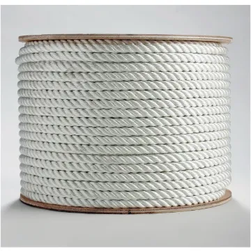 Picture of Erin Rope TWN160600 3-Strand Twisted Rope, 1/2 in Dia x 600 ft L, White, Nylon