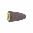 Picture of Norton® Gemini® 61463622190 57A24-R Portable Snagging Cone, 1-1/2 in Max Diameter, 3 in THK Head, 24 Grit, Coarse Grade, Aluminum Oxide Abrasive