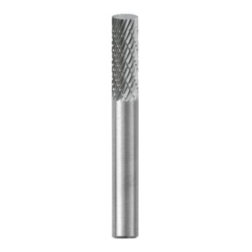Picture of SGS Pro® Edge Hog® 10003 Universal SA Imperial Carbide Burr, Flat End, Cylindrical Head, 1/4 in Dia Head, 5/8 in L of Cut, 2 in OAL, Double Cut