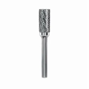 Picture of SGS Pro® 11103 Universal SB Imperial Carbide Burr, Cylindrical - With End Cut (Shape SB) Head, 3/4 in Dia Head, 1 in L of Cut, 2-3/4 in OAL, Double Cut