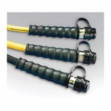 Enerpac® HC-9206 900 High Pressure Hydraulic Hose, 3/8 in Nominal, NPTF x CH604 End Style, 6 ft L, 10000 psi Working, Heavy Duty Rubber