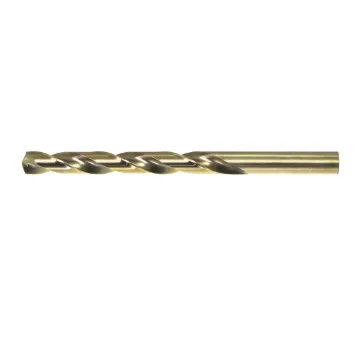 Drillco 500A108 Type J Heavy Duty Jobber Length Drill Bit, 1/8 in Drill - Fraction, 0.125 in Drill - Decimal Inch, 135 deg Point, Cobalt, Bronze