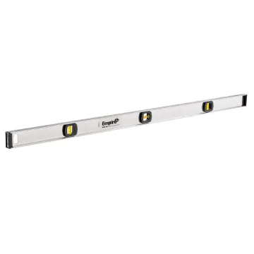 Empire® 540-48 Tradesman's I-Beam Level, 48 in L, 3 Vials, Aluminum, (1) Level/(2) Plumb Vial Position, 0.001 in Accuracy