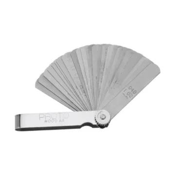 Proto® J000AA Short Blade Master Feeler Gauge Set, 1/2 x 3 in Blade, 25 Pieces, Steel Holder