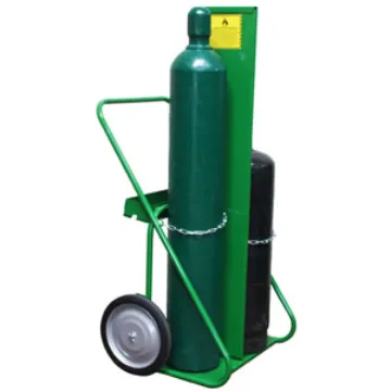 Saf-T-Cart 401-14FW 400 Cylinder Cart Steel Cylinder Cart, Green