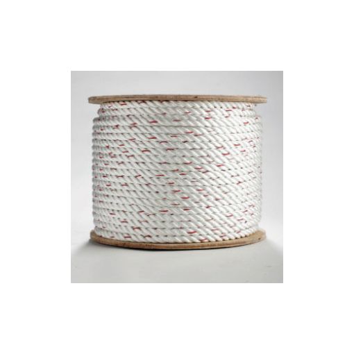 Picture of Erin Rope PDTW240600 3-Strand Twisted Combination Rope, 3/4 in Dia x 600 ft L, White, Poly-Dacron
