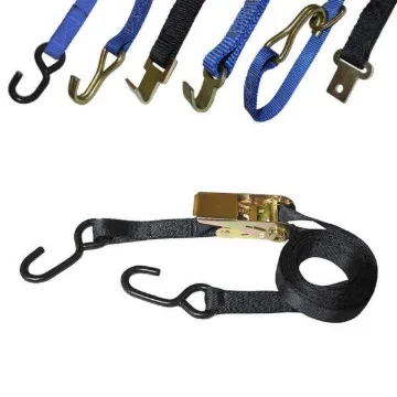 Cargo Control USA R120J Tie Down Strap, 20 ft L, 500 lb Load, Wire J-Hook End Style