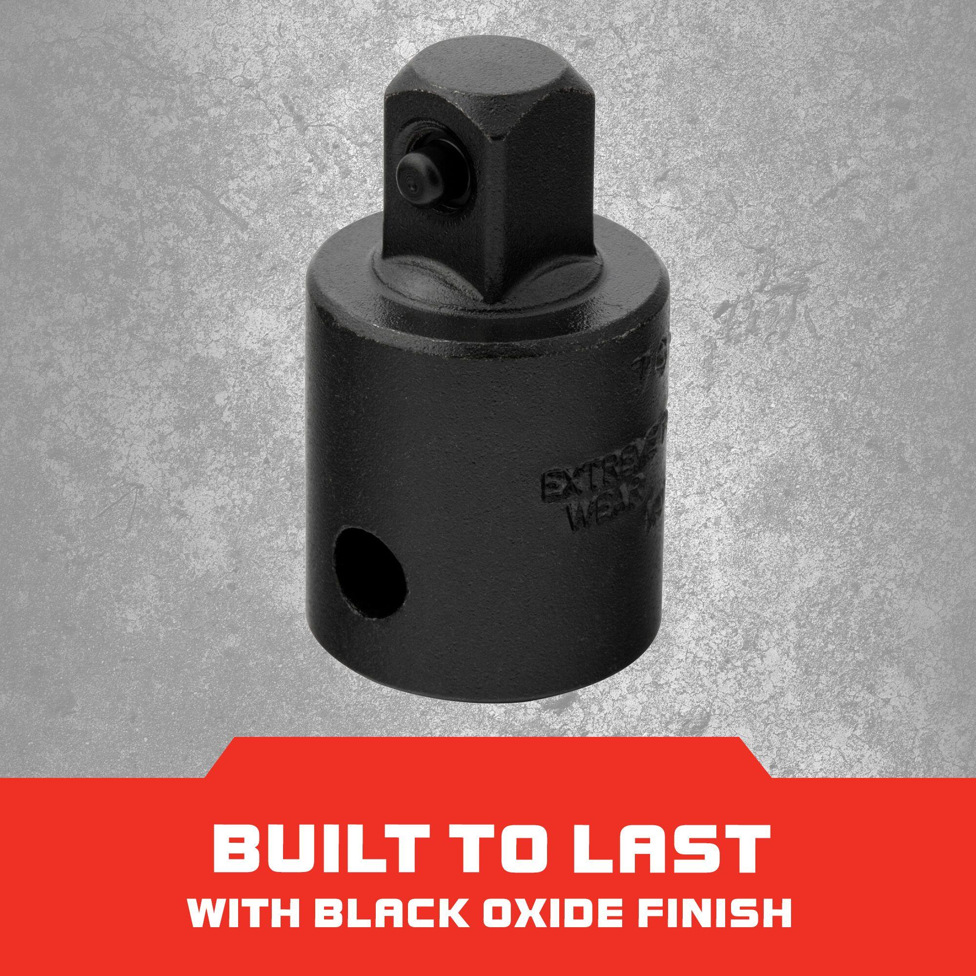 . Proto® J7651 Impact Socket Adapter, Black Oxide, 3/8 in Male Drive, 1 ...