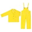 Picture of MCR Safety 3003X3 Wizard Cyclone 3003 3-Piece Rainwear suit, Unisex, 3XL, Yellow, Nylon/PVC, 54 in Waist, 31-1/2 in L Inseam, Detachable Hood