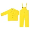 Picture of MCR Safety 3003X3 Wizard Cyclone 3003 3-Piece Rainwear suit, Unisex, 3XL, Yellow, Nylon/PVC, 54 in Waist, 31-1/2 in L Inseam, Detachable Hood