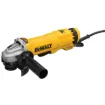 Picture of DeWALT® DWE4222N Heavy Duty Small Electric Angle Grinder With Brake and No-Lock On, 4-1/2 in Dia Wheel, 5/8-11 UNC Arbor/Shank, 120 VAC, Black/Yellow, Yes, Non-Locking Paddle Switch
