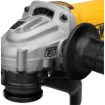 Picture of DeWALT® DWE4222N Heavy Duty Small Electric Angle Grinder With Brake and No-Lock On, 4-1/2 in Dia Wheel, 5/8-11 UNC Arbor/Shank, 120 VAC, Black/Yellow, Yes, Non-Locking Paddle Switch