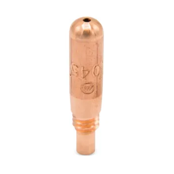 Picture of Miller® AccuLock™ T-M045 MDX™ Series Standard Duty Contact Tip, For Use With MDX™-100/MDX™-250/MDX™-250 EZ-Select™ Air Cooled MIG Guns, AccuLock™ MDX™ Series Diffuser, Nozzles, Liners and Power Pin Caps, 0.044 in Bore, Threaded Connection, Copper